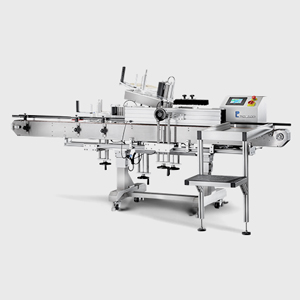 PACK LEADER PL-501-NL automatic labeler created to label both the body and neck for the food and beverage